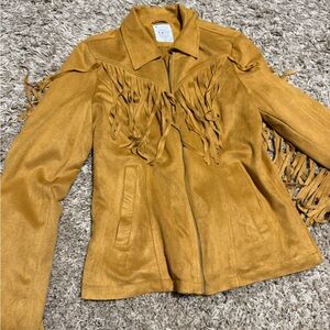 Fringed Tan Jacket